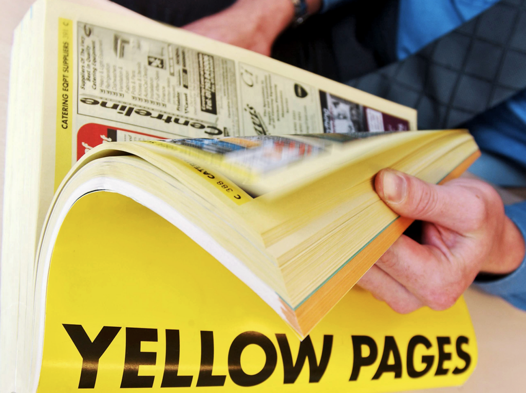 Long gone is the era which was characterised by marketing methods such as printed directories like the Yellow Pages.