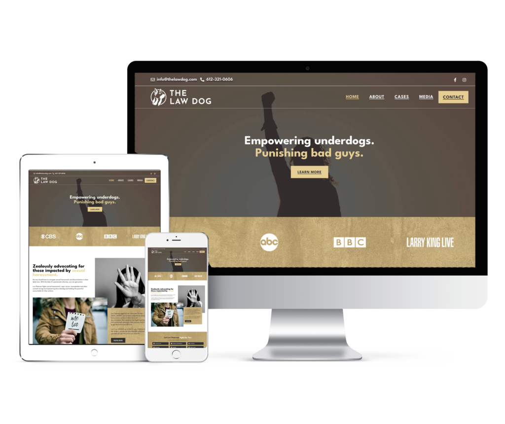 best law firm website design, responsive legal marketing and seo